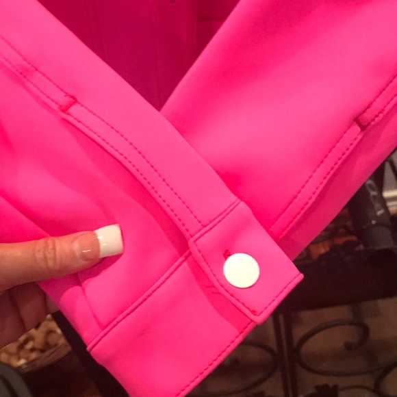 J BRAND BARBIE HOT PINK JACKET!!!!! Beautiful!!! - Picture 7 of 8